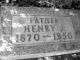 Henry J. SCHAVE Memorial
