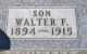 Walter F. SCHAVE Memorial